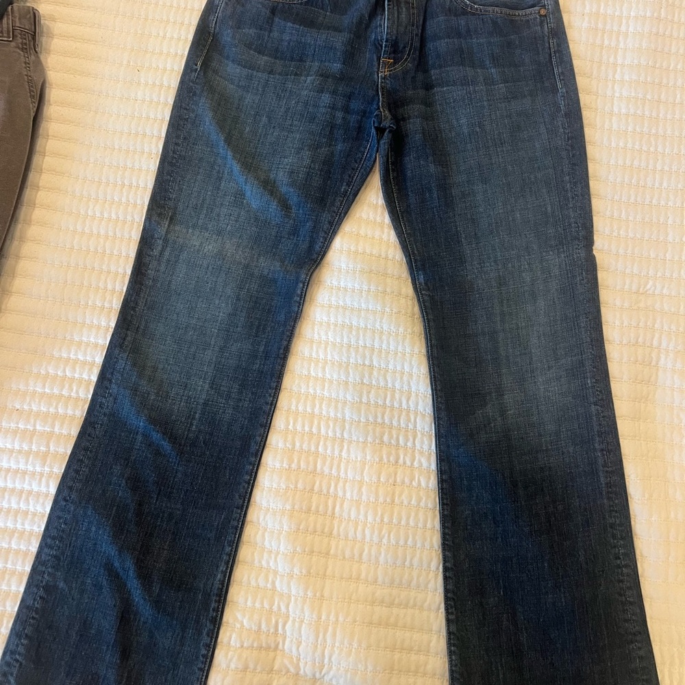 7 For All Mankind Dark Blue Bootcut Jeans Men’s size 34